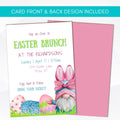 editable Easter egg hunt invitations